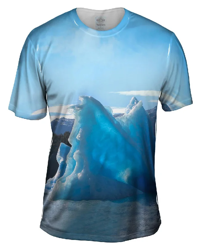 Custom Logo Design T-Shirt-Patagonia Argentina Glaciers