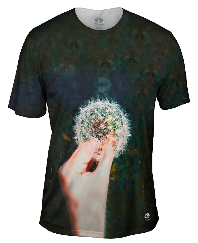 Sporty Athletic T-Shirt-Just Blow Dandelion