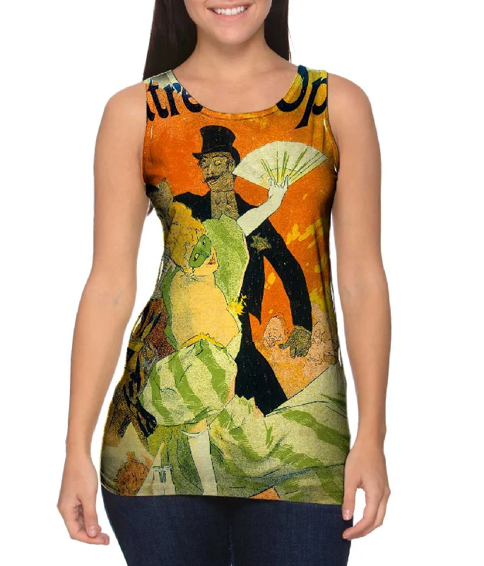 Stylish Vintage Tank Top-Jules Cheret Theatre De Opera