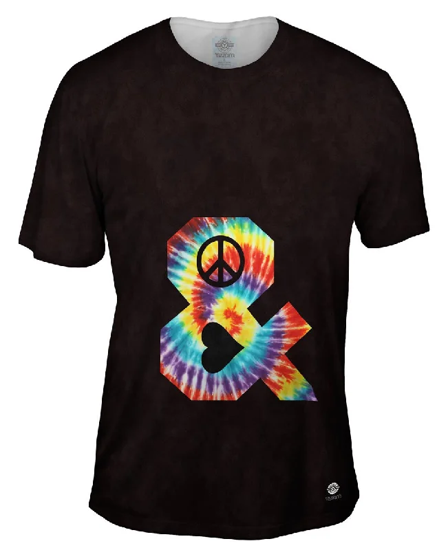 Custom Designed Sports T-Shirt-Peace Love And Yizzam