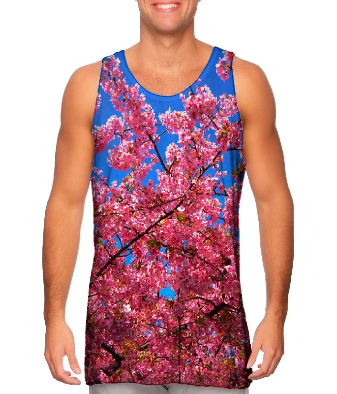 Fashionable Relaxed Tank Top-Japanese Cherry Blossom Blume