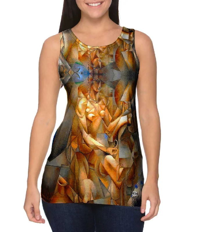 Trendy Sleeveless Workout Shirt-Jean Metzinger - "La Femme au Cheval" (1911)