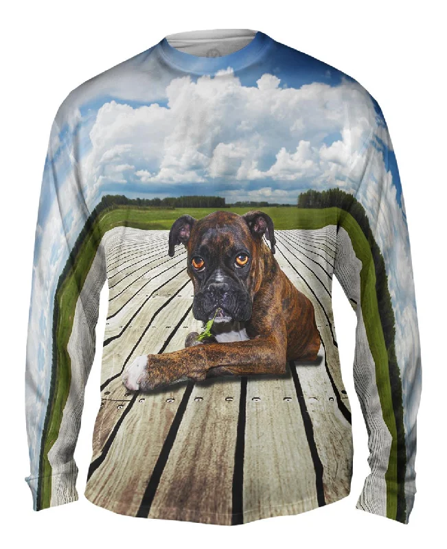 Premium Long Sleeve Turtleneck-Boxer On Deck