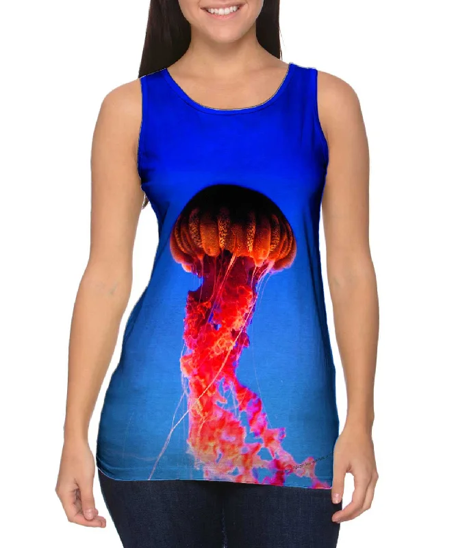 Stylish Slim Fit Tank-Jelly Fish 001