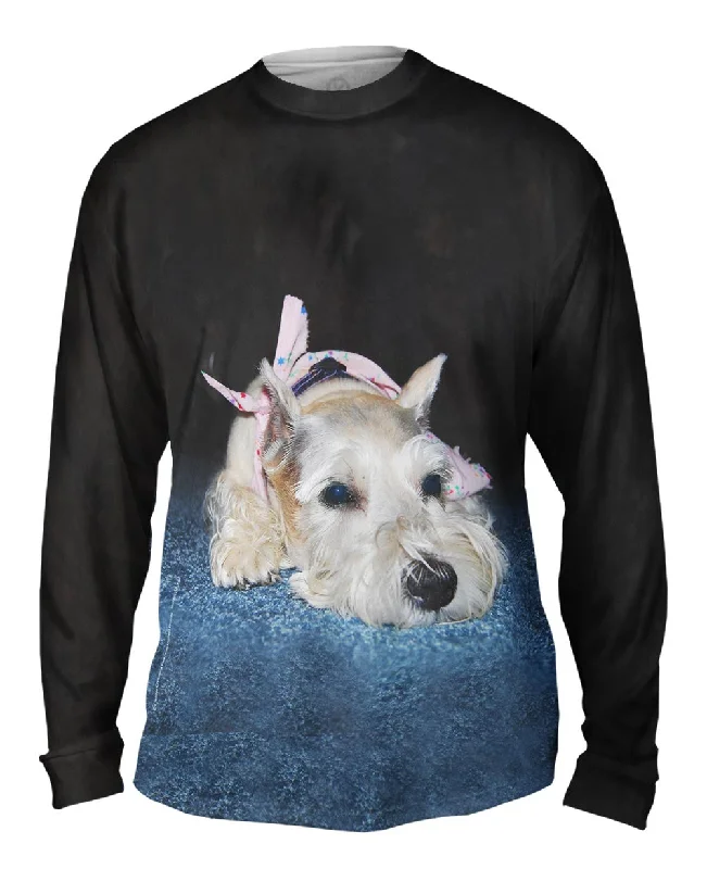 Premium Performance Long Sleeve-Blue Rug Schnauzer