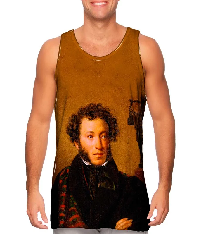 Fashionable Long Sleeveless Tank-Kiprenskiy - "Alexander Pushkin" (1827)