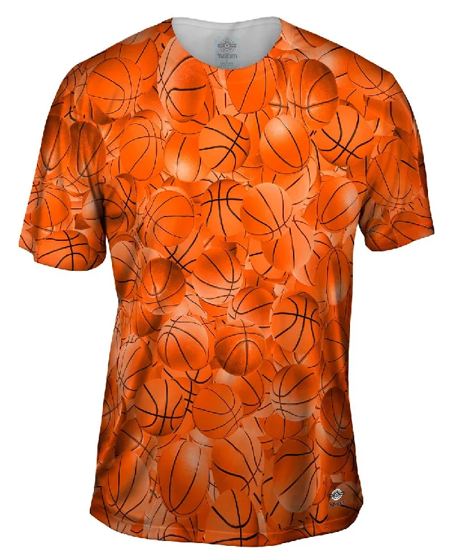 Cozy Winter T-Shirt-Basketball Pride