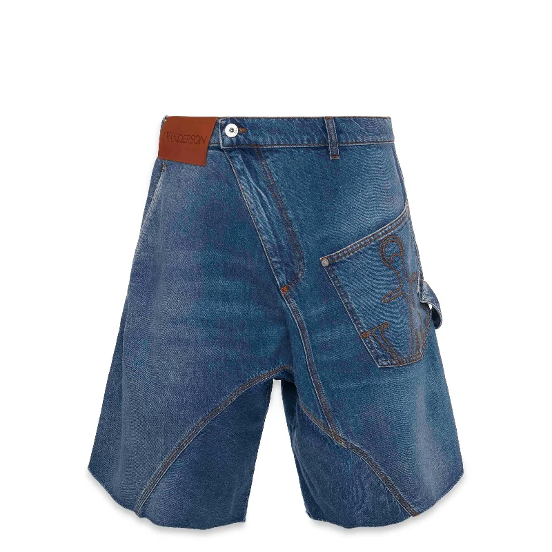 Trendy Sport Shorts-TWISTED WORKWEAR SHORTS