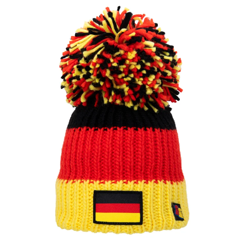 Stylish Wide-Brim Hat-German Big Bobble Hat