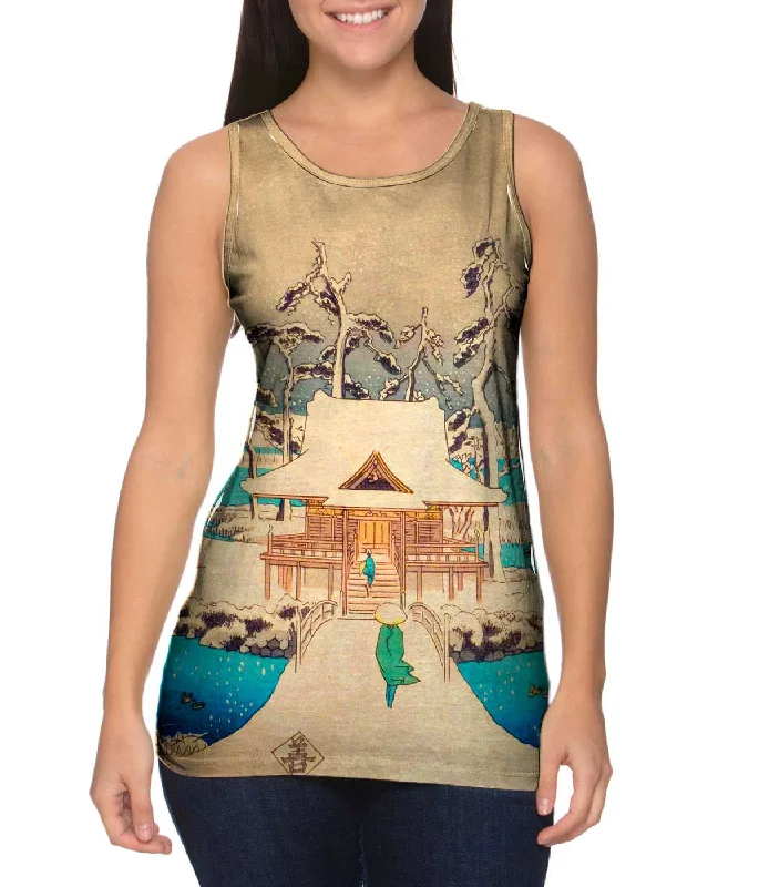 Fashionable Workout Tank Top-Japan - Utagawa Hiroshige - "Benten Shrine"