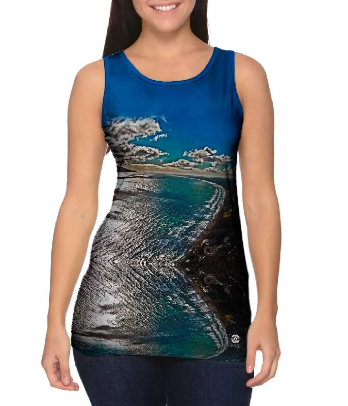 Trendy Printed Muscle Vest-Kapiti Hdr Coast New Zealand