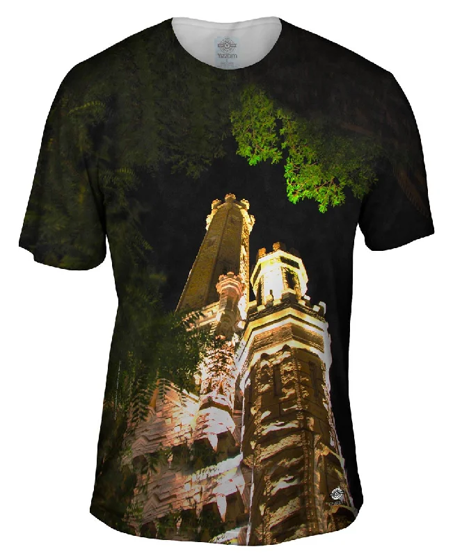 Comfortable Fitted T-Shirt-Chicago Old Water Tower