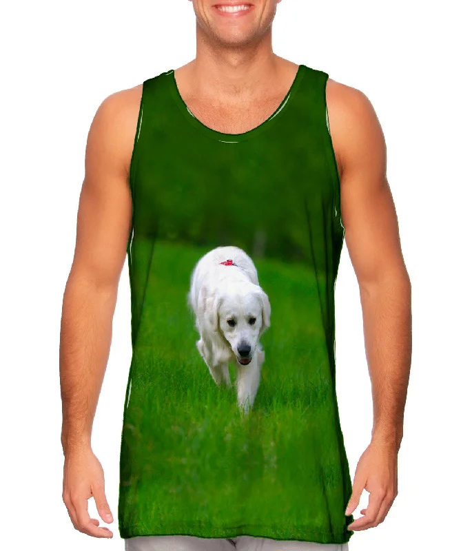 Comfortable Sweat-Wicking Tank-Jolly Retriever