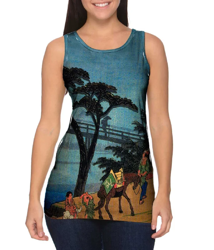 Trendy Athletic Tank Top-Japan -"Print Donkey"