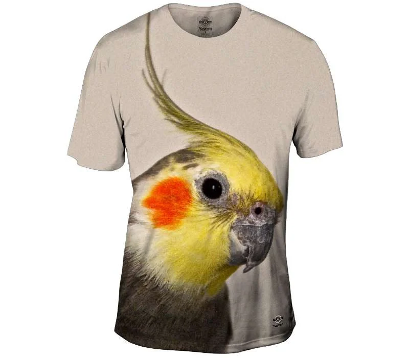 Athletic Fit Performance T-Shirt-Pretty Cockatiel