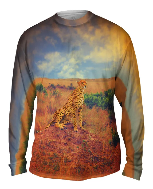 Trendy Long Sleeve Pullover-Cheetah Princess