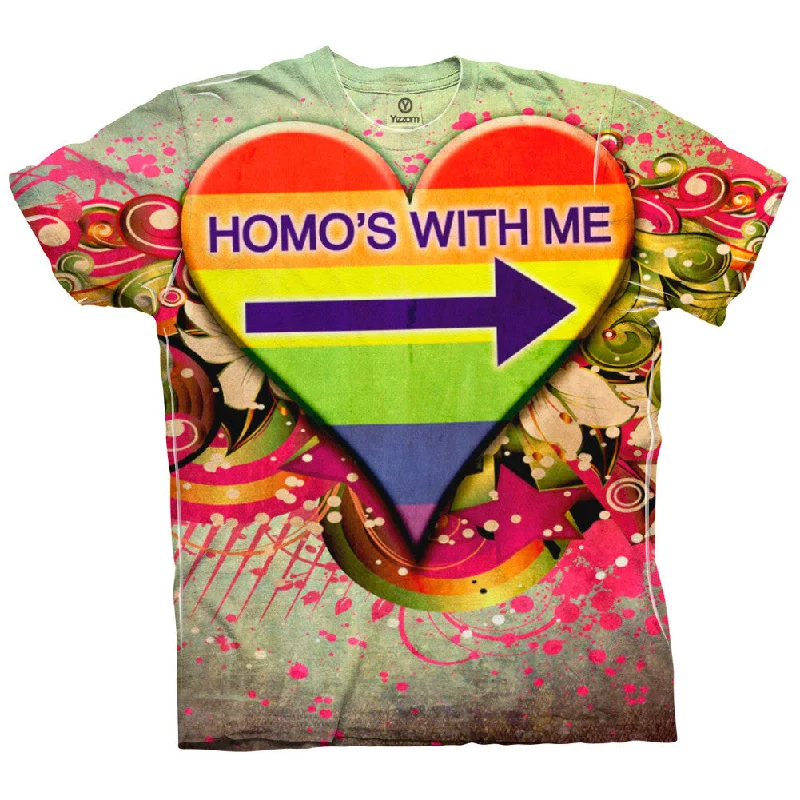 Vintage-Inspired Graphic T-Shirt-Homo with Me