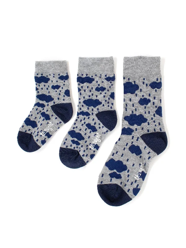 Premium Thermal Socks-ZORO CLOUD KIDS SOCKS - GREY