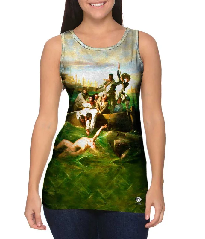 Comfortable Mesh Workout Tank-John Singleton Copley - "Watson And The Shark 1778"