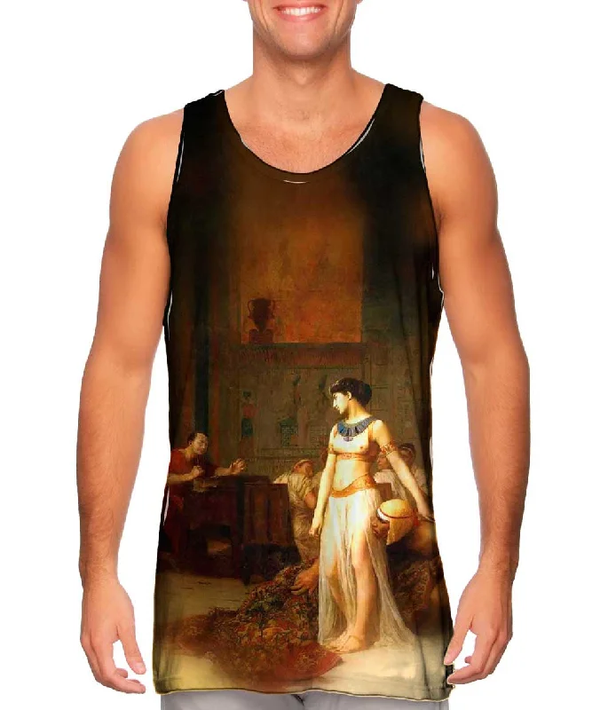 Premium Active Wear Tank-Jean-Leon Gerome - "Cleopatra And Caesar" (1866)