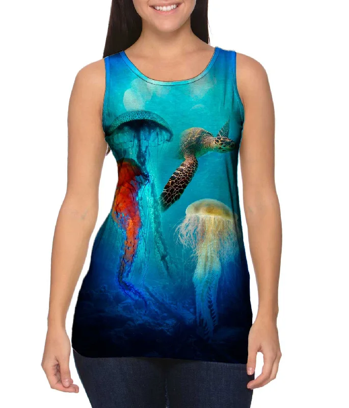 Comfortable Gym Vest-Jellyfish Wreck