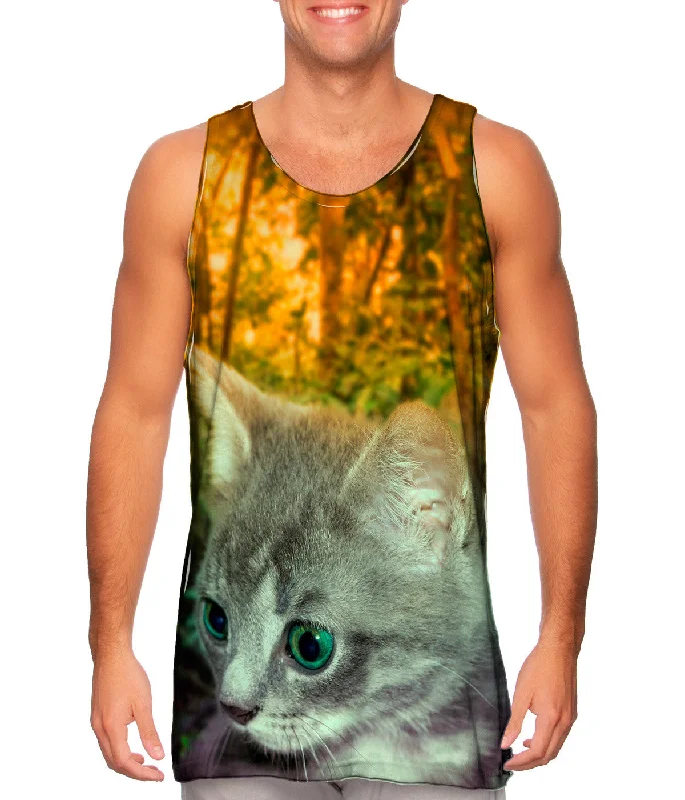 Soft Performance Tank-Jungle Kitten