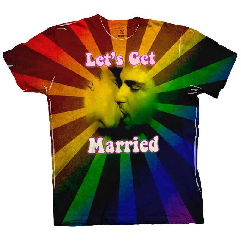 All-Purpose Printed T-Shirt-Lets Get Married