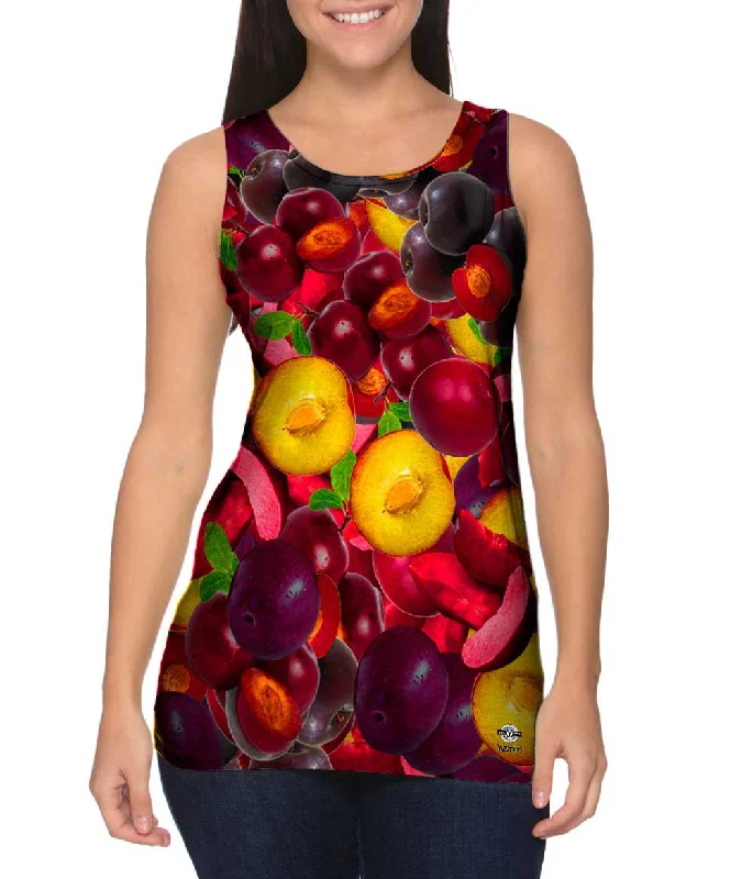 Relaxed Fit Workout Vest-Juicy Plumbs Jumbo