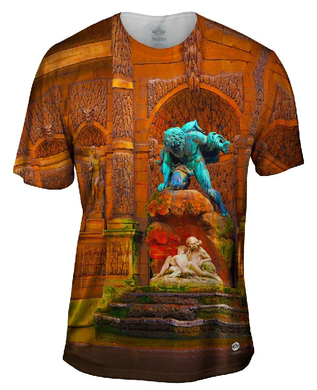 High-Quality Comfortable T-Shirt-Jardin Du Luxembourg Fountains