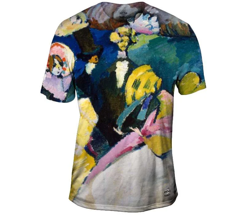 Comfortable Round Neck T-Shirt-Group in Crinolines - Kandinsky