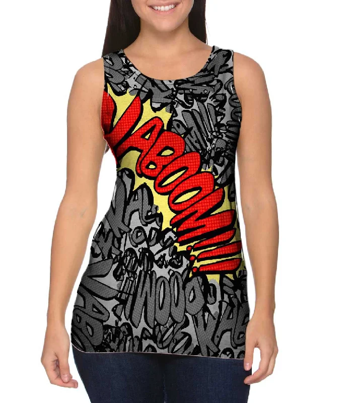 Premium Cotton Muscle Tank-Kaboom Comic