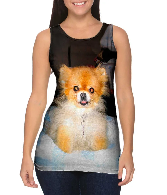 Classic Ribbed Tank-Kindhearted Pomeranian