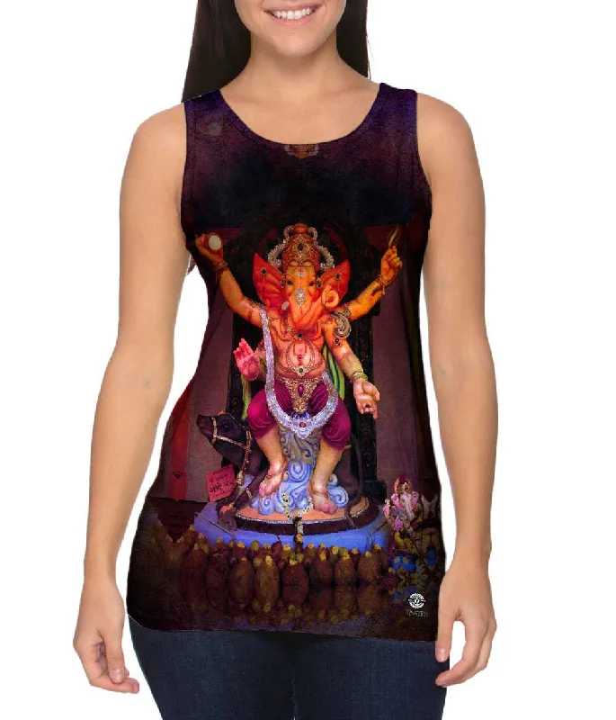 Soft Performance Tank-Kirti Krishna Badkundri - "Lord Ganesha Idol Karnataka"