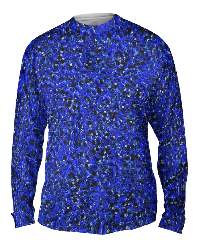 Premium Soft Cotton Long Sleeve-Blueberry Afternoon