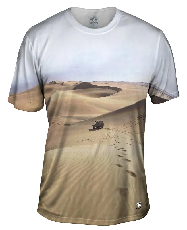 Relaxed Crew Neck T-Shirt-Out On The Desert