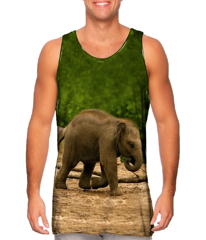 Premium Breathable Tank-Jolly Baby Elephant