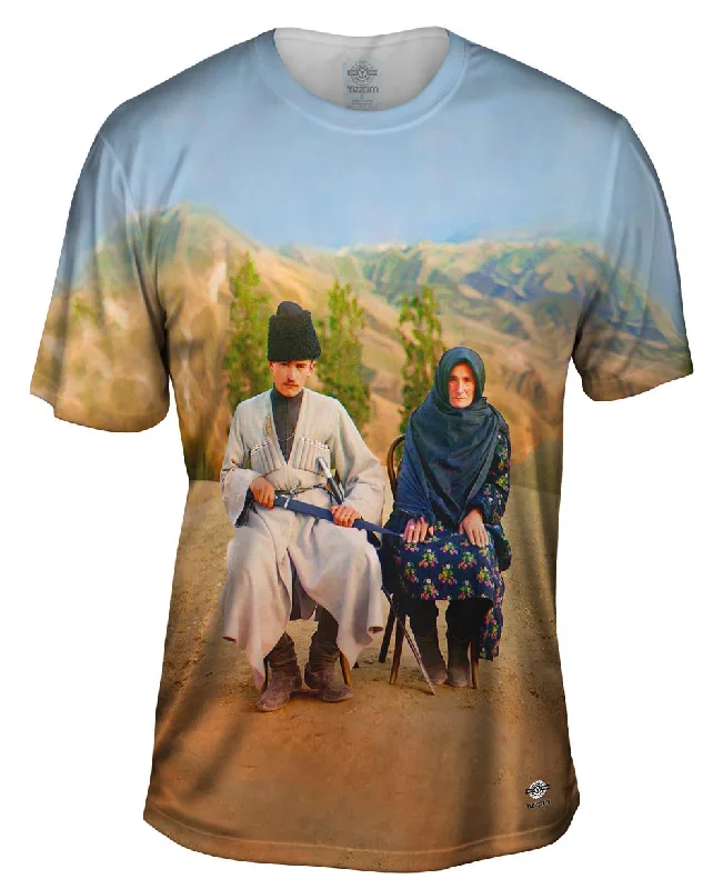 Soft Knit Cotton T-Shirt-Dagestani Man And Woman