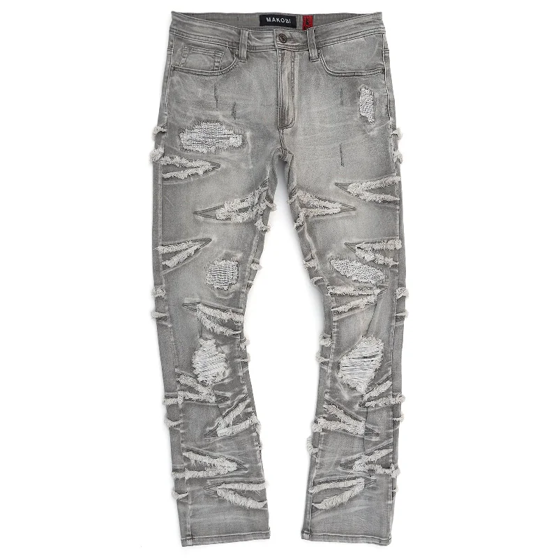 Premium Bootcut Jeans-M1956 Lombardi Jeans - Gray