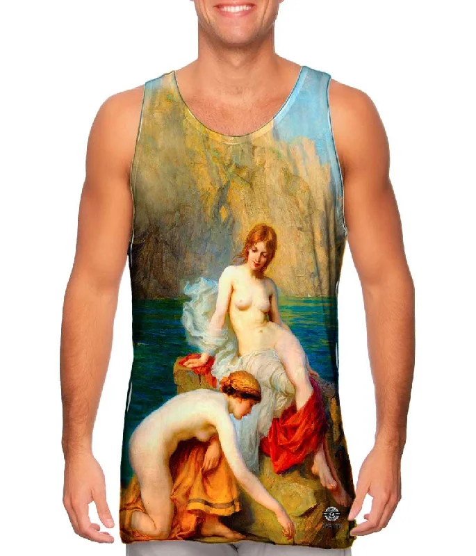 Classic Gym Tank Top-Herbert James Draper - "By Summer Seas" (1912)