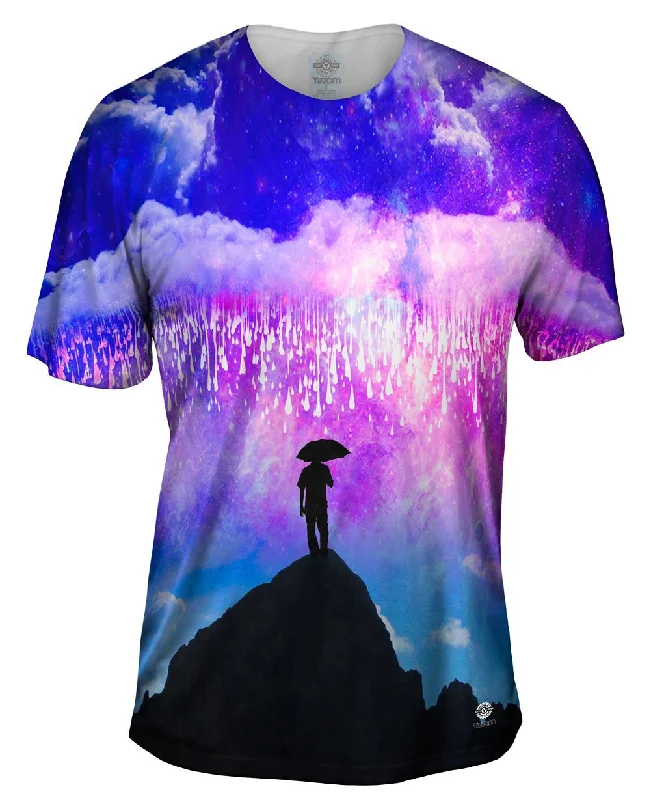 Custom Designed T-Shirt-Raining Galaxy