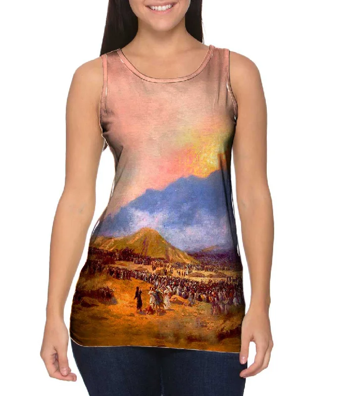 Stylish Vintage Tank Top-Jean-Leon Gerome - "Moses On Mount Sinai" (1895)