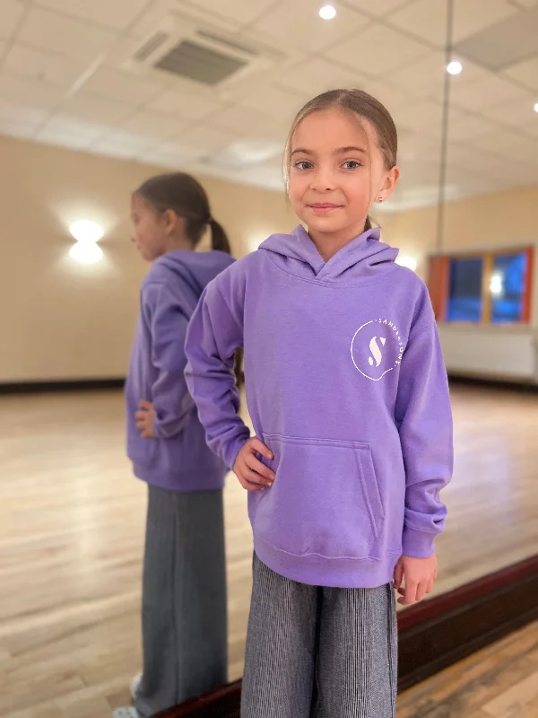 Trendy Oversized Hoodie-KIDS & ADULT SIZES LAVENDER SANDERSONS PULLOVER HOODIE