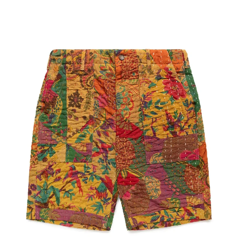 Comfortable Summer Shorts-FLORAL FATIGUE SHORT