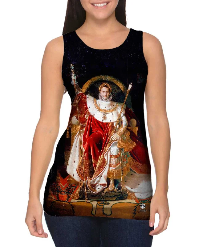 Trendy Graphic Tank Top-Jean Auguste Dominique Ingres - "Napoleon on His Imperial Throne" (1806)