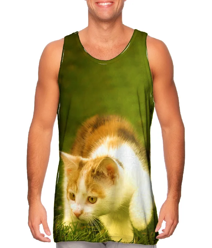 Premium Slim Fit Tank-Kitten On The Prowl