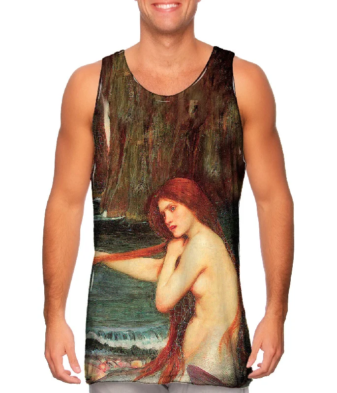 Comfortable Light-Weight Tank-John William Waterhouse - "A Mermaid" (1901)