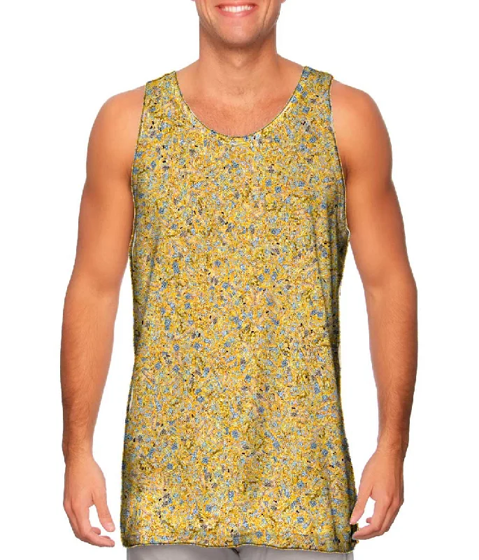 Premium Slim Fit Tank-Just Engaged Bking Yellow Gold