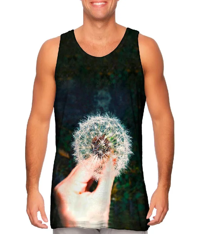 Relaxed Fit Summer Vest-Just Blow Dandelion