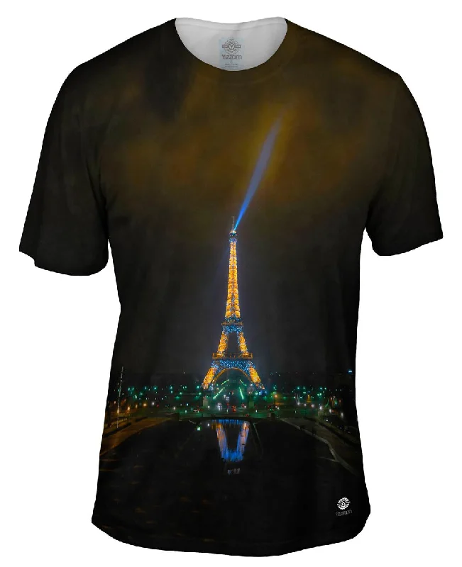 Graphic Art T-Shirt-Eiffel Tower La Tour De Trocadero