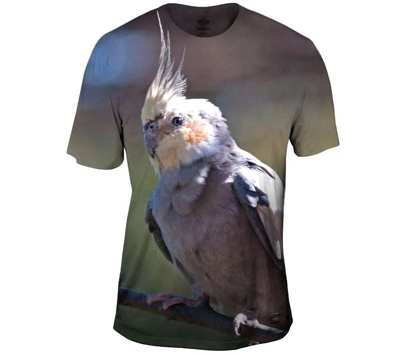 Comfortable Sweat-Wicking T-Shirt-Cute Wild Cockatiel